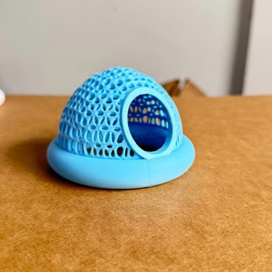 Floating Betta Fish Hide And Shrimp Cave 3D Printed Aquarium Hammock Small Feeding Ring Resting Shelter for Fish Tank Decoration