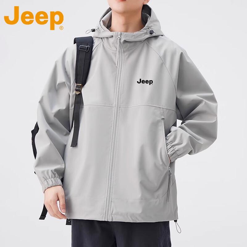 JEEP Men's 2025 Autumn/Winter Outdoor Windproof Jacket