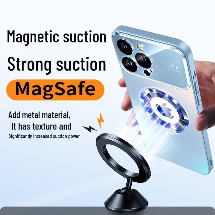 Apple 14 Pro Max MagSafe kompatibilní matné sklo pouzdro na iPhone 16