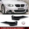 For 3 Series 2007-2010 E92 E93 PRE-LCI 328i 330i 335i 325Ci M Sport Front Bumper Splitter Spoiler Lip M3 SFGHN1