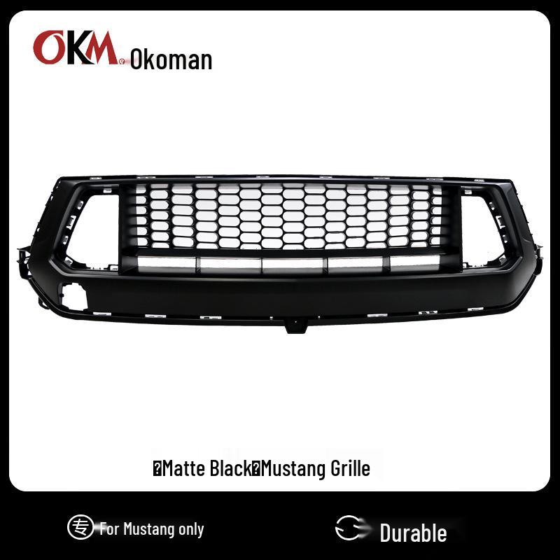 RTR Illuminated Grille Upgrade for Ford Mustang 24+ Models Carbon Fiber Pattern