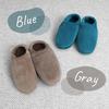 [THANKO] Anywhere Floor Heated Slippers, Size 25, SRPP25S, Blue/Gray, Room Slippers, Warm for Winter