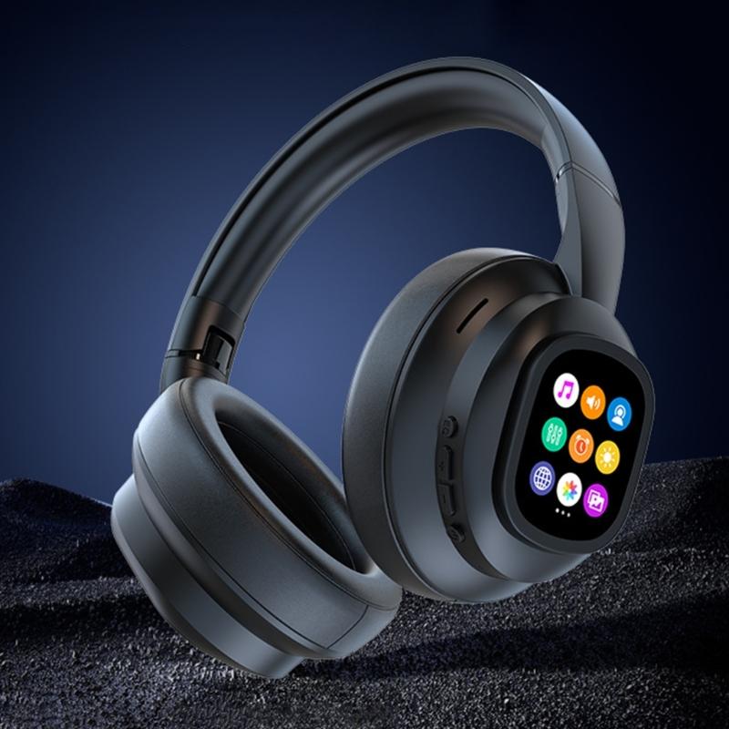 KI-Übersetzung Bluetooth-kompatible Kopfhörer Echtzeit-Anzeige für mehrsprachige Kommunikation Over-Ear-Headsets