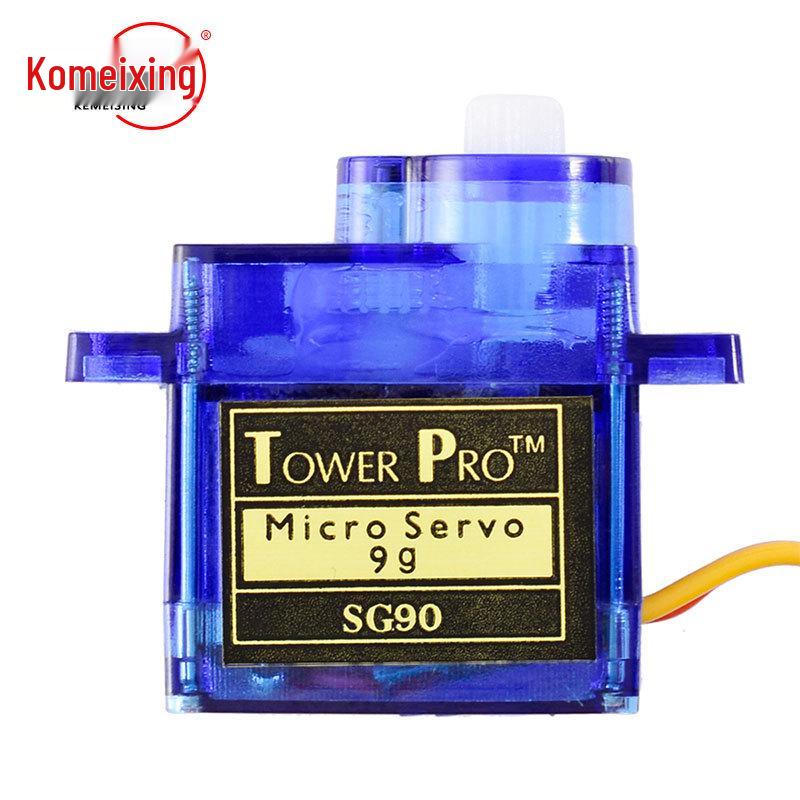 Classic SG90 9g Servo for 450 Helicopter & Fixed-Wing - Black QC Logo, Silver Swallow