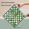 {MAX-66} Desktop Foldable Snake Ladder Board And Game Family Chessboard Portable