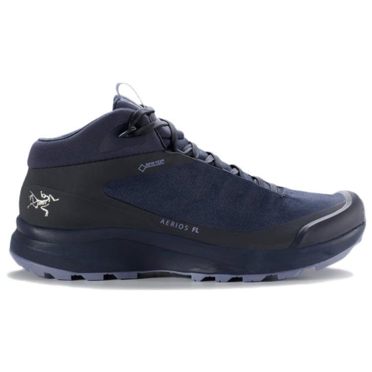 Arcteryx Aerios FL Fabric Sports Comfort Shock Absorption Slip Resistant Durable Mid-Top Hiking Shoes Women hiking shoes Black Blue L07124100