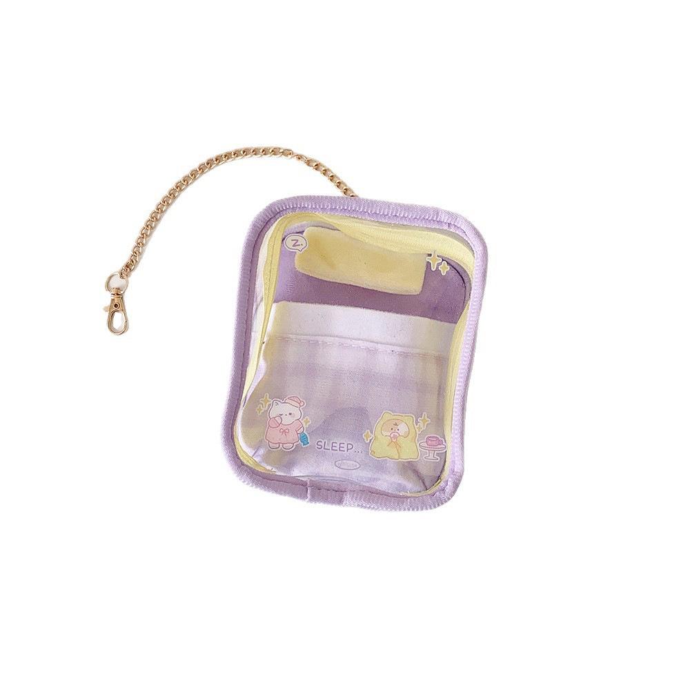 Clear Ita Bag: Cute Plush Toy & Badge Display Backpack for Women