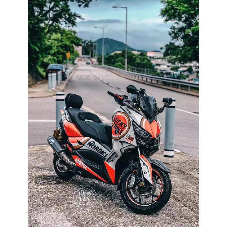 Modified Motorcycle XMAX300 Backrest Xmax Backrest Rear Backrests for Yamaha Xmax250 Xmax300 2018 2019 2020 2021 2022