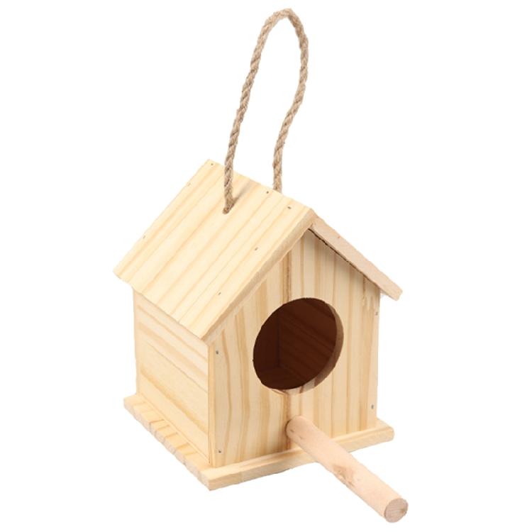 

Parakeet Nest Box Bedding Bird Nesting House for Parrots Swallows Small Birds S