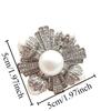 Baroque Vintage Luxury Cross Flower Design BroochUnisex Suit Coat Clothing Jewellery Accessories Pinsholiday Party Couple Gifts