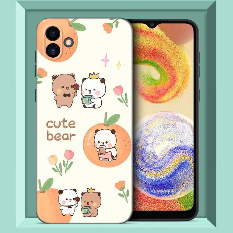 Cute BuBu DuDu Phone Case For Samsung Galaxy A01 A03 Core A04 E A02 A05 A10 A20 A21 A30 A50 S A6 A8 Plus A7 2018 Black Cover