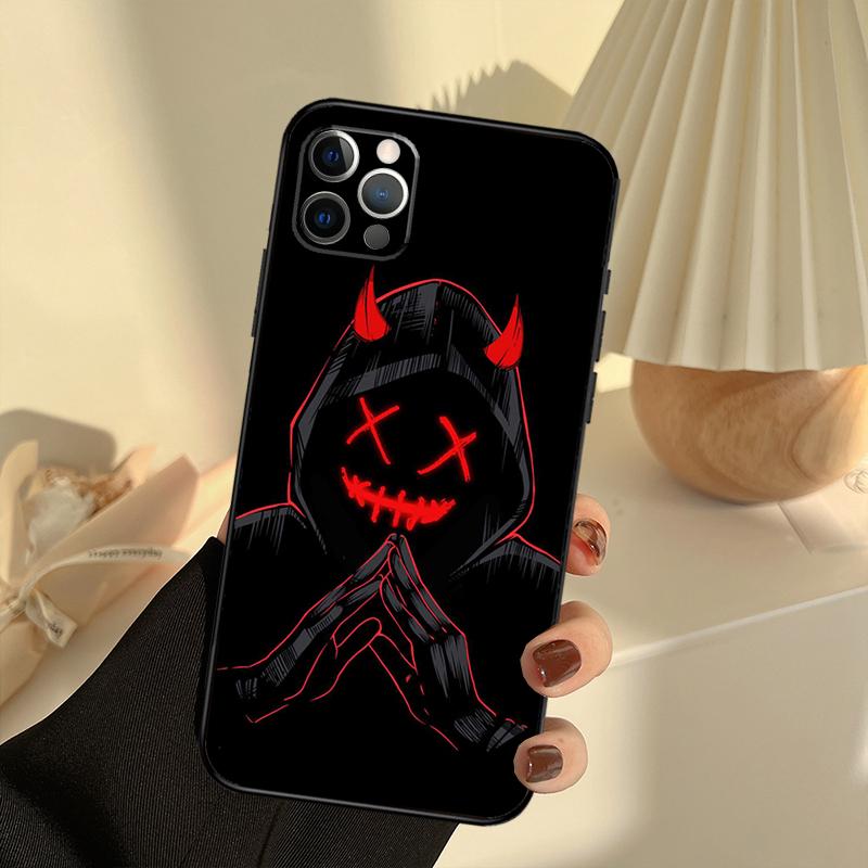 Devil Woman Phone Case For iPhone 16 14 13 12 11 15 17 Pro Max 13 mini 15 16 Plus 16e 17 Air Cover Funda