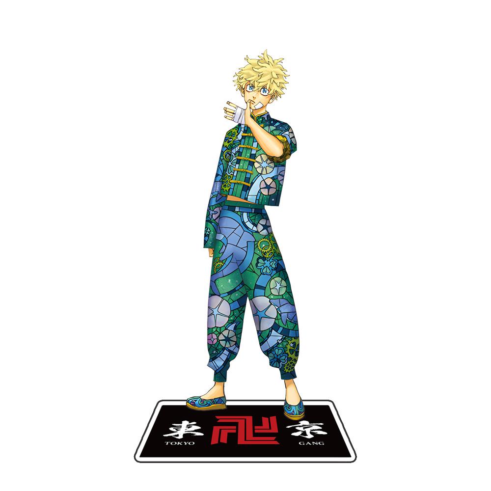 Anime Tokyo-revenge Acrylic Bracket Model Character Manjiro Sano Draken Model Desktop Ornament Standing Fan Collection Gift