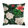 Plant Flowers Bird Linen Pillowcase Furniture Decoration Living Room Bedroom Sofa Car Cushion Pillowcase 45*45Cm
