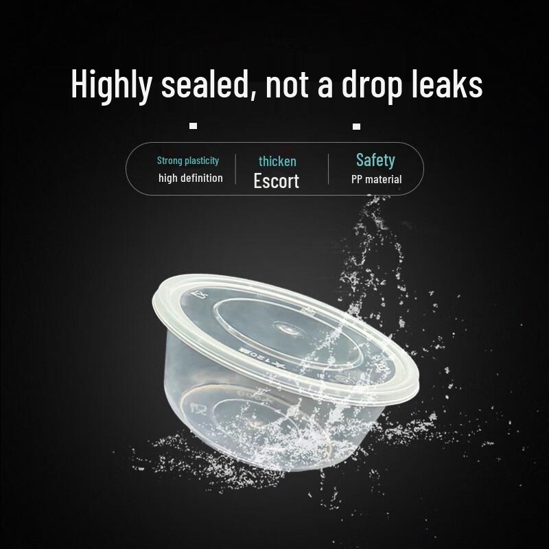 700ml Einweg-Rundschale aus Kunststoff