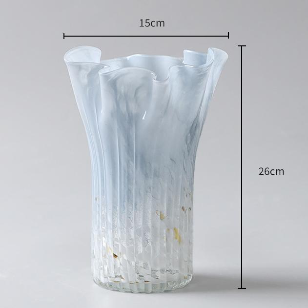 

Ваза Стеклянная ваза Украшение дома Украшения Цветочная композиция Ваза для цветов B