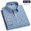 Luxury Hight Qulity 100%Cotton Long-sleeve Shirts for Men Slim Fit Casual Plaid Shirt Houndstooth Office Clothes Elegant Tops