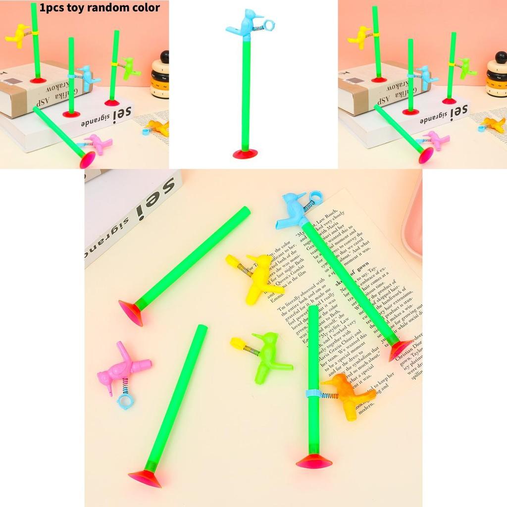 Fischietto a forma di uccello educativo in plastica per bambini, per l'apprendimento precoce e il gioco