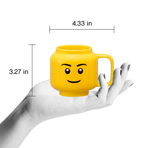 Room Copenhagen LEGO Ceramic Mug, Small Boy, Bright Yellow, 40460800
