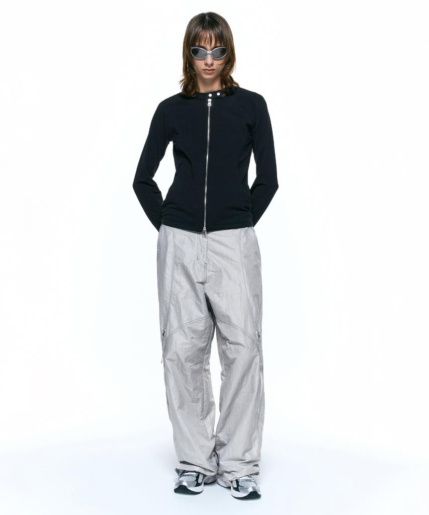 INSILENCE WOMEN Nylon Utility Pants Light Grey