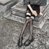 Leopard Print Women Stockings Sexy Lace Mesh Fishnet Stockings Thigh High Socks JK Lolita Knee High Socks Thigh High Stockings