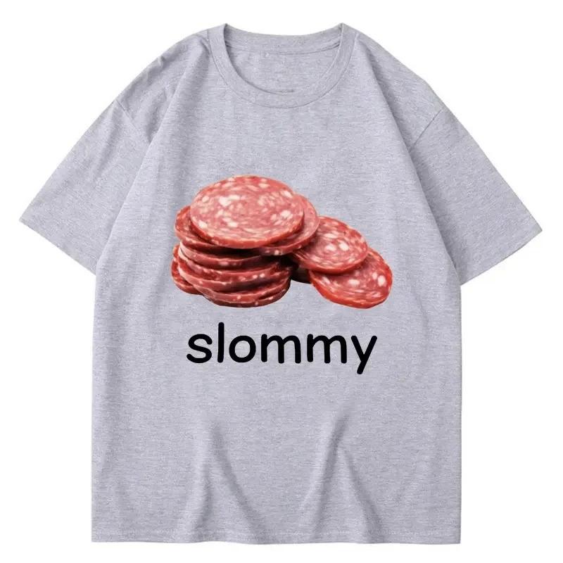 Funny  Salami Meme Tshirt Women  Fashion Short Sleeve Casual Creativity T Shirt Streetwear Humor Gifts