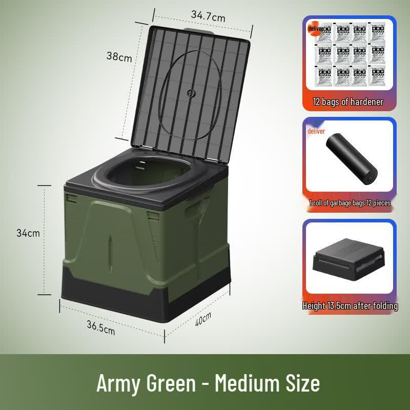 Gongziyu Portable Folding Camping Toilet