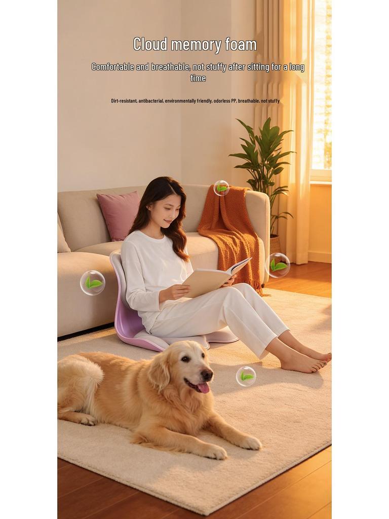 Ergonomic Lumbar Support Seat Cushion for Long Sitting in Office