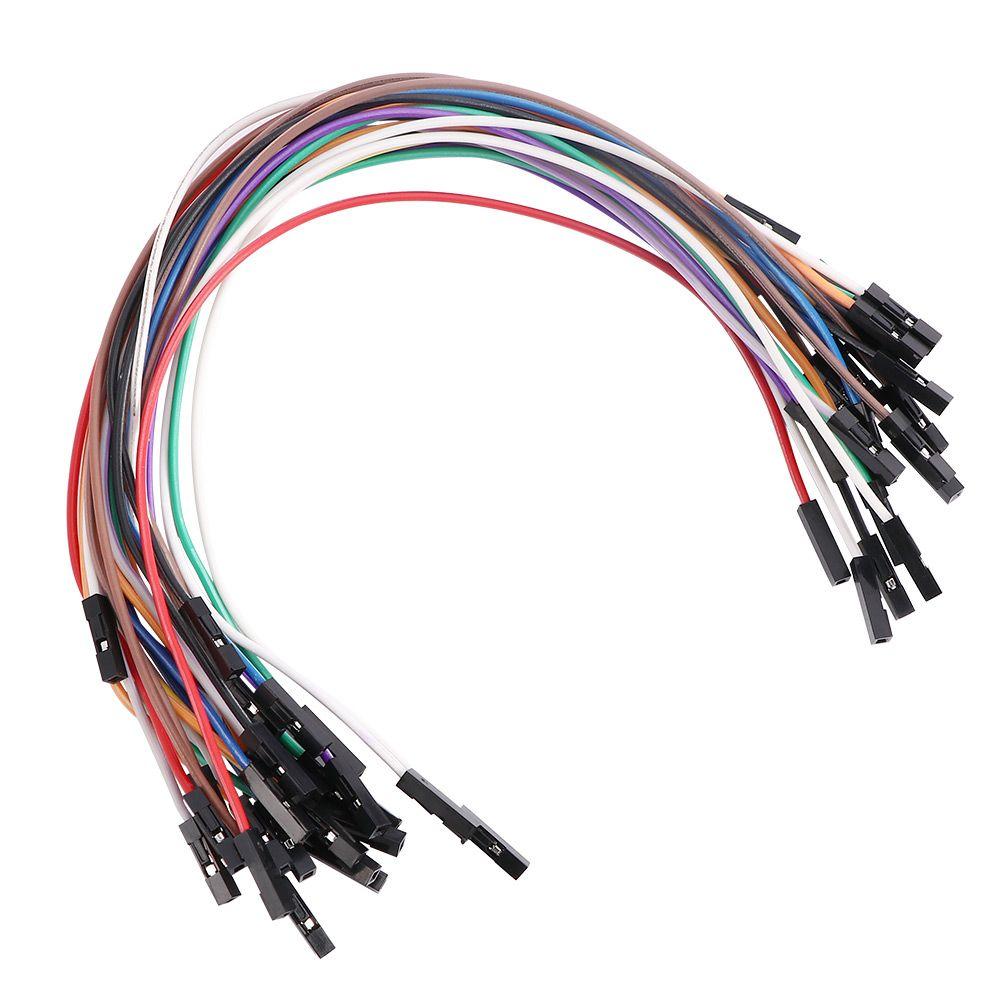 30 Pcs Male To Female Electronic Kit DIY 20cm Jumper Wire Breadboard Dupont Cable Connector