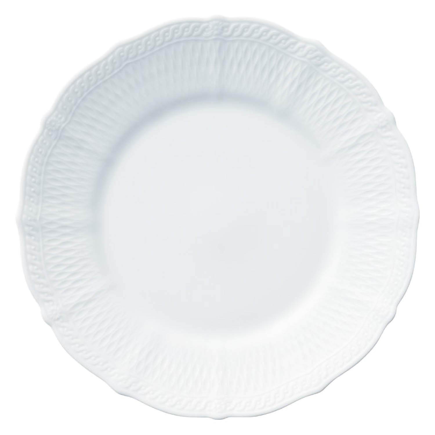 

Noritake 26cm Cher Blanc Plate, Microwave and Dishwasher Safe, White Fine Porcelain (Premium White), 94830/1655
