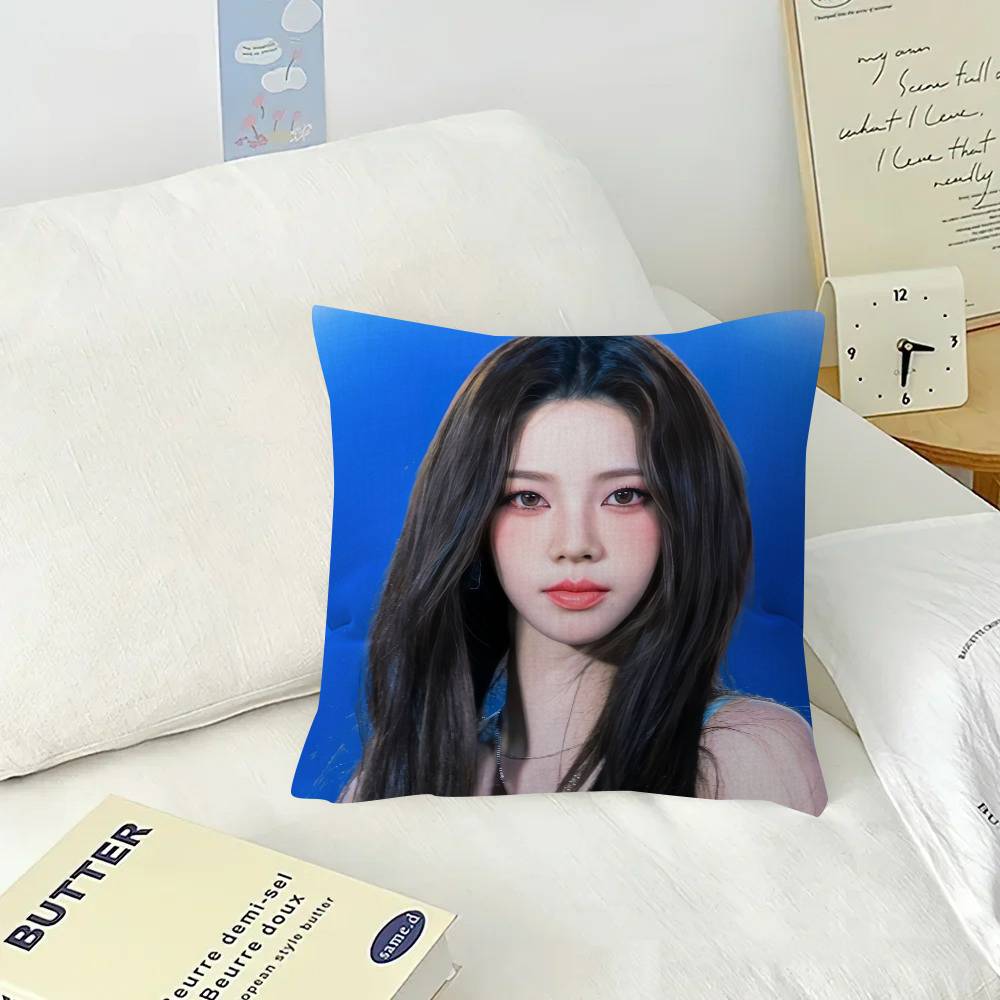 Korean idols KKKARINA Pillow Covers Cartoon Sofa Decorative Home Doublesided Printing Short Plush Cute Cushion Cover