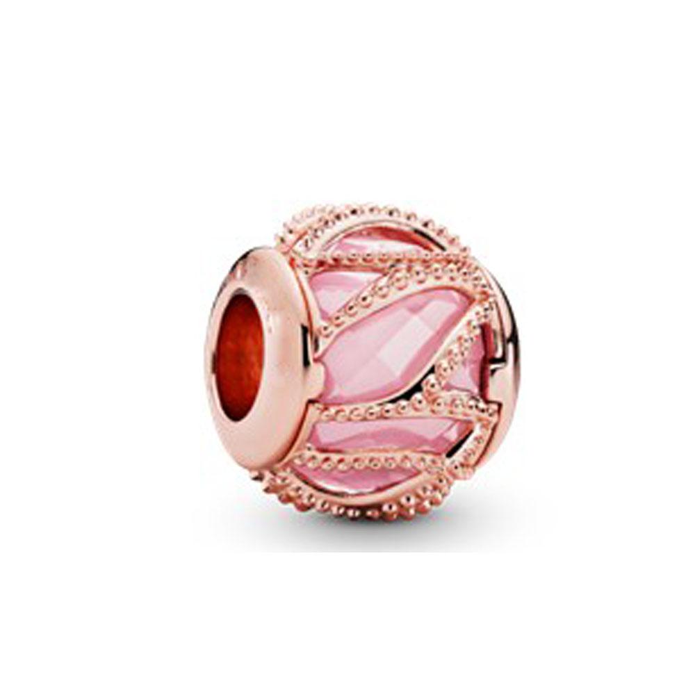 New copper Plated Rose Gold Plated Dangle Charm Bead Charms Compatible With Authentic Women Bracelets Bead Charms Charm for Pendant Necklaces Jeweller