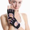 Yousheng 2Pcs Half Finger Sports Gloves, Anti-slip Breathable Fingerless Gloves, Adjustable Men Women Gloves for Dumbbell Weightlifting Workout