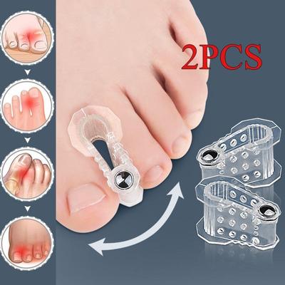 1/2pcs Borsite Alluce Valgo Correttore Toe Spreader Separatore Pollice Dito Correzione Raddrizzatore Strumento di Cura Del Piede
