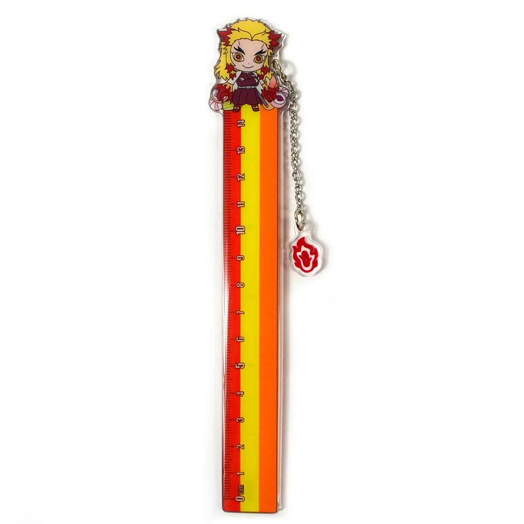 Anime Ruler Kamado Tanjirou Nezuko Kawaii Figure Straight Ruler Drawing Rulers School Stationery Kids Gift