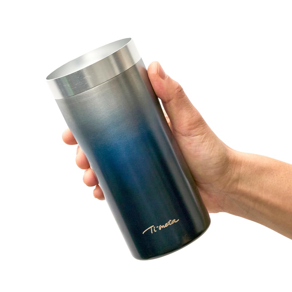 Onihie Senka Tumbler 430ml Vacuum Insulated Aluminum Mouthpiece Cold Sensation Stainless Steel Vacuum Insulation Wide Mouth Condensation Resistant