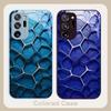 Hexagonal Honeycomb Core For Samsung A01 A02 03 Core 04 05 06 10 12 13 14 5G 15 16 M02 12 Note 8 9 10 20 Glass Ultra Phone Case