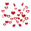Heart-Shaped Wedding Room Balloon and Tinsel Decoration Set