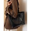 Large capacity bag women's new trendy spring high-end shoulder bag texture women's commuting layered tote bag