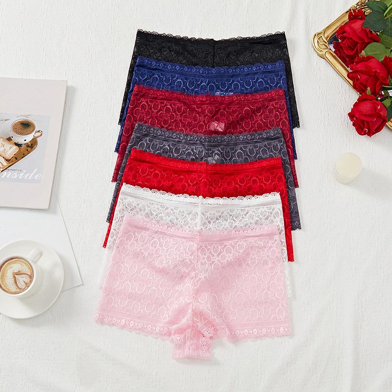 Sexiga mjuka trosor för kvinnor Tunna andningsbara Mellanhöga Ren bomull i grenen Snabbtorkande Andningsbara trosor för damer Höftomslutande