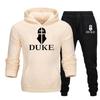 2023 Men's Sets DUKE Tracksuit 2 Pieces Set Loose Hoodies FleeceSweatshirt+Pants Suit Hoodie Sportswear Jogging Clothing