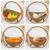 Imitation Vine Weaving Woven Storage Basket With Handle Multipurpose Storage Basket  Home Kitchen