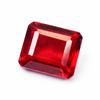 12 Ct Emerald Shape   Natural Red Garnet Loose Gemstone For Loved Ones