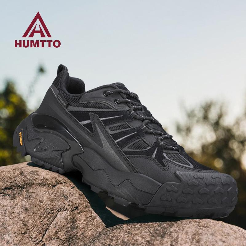 HUMTTO Outdoor-Wanderschuhe Herren Leichtgewicht Sportlich Lässig Knöchelhohe Stiefel Laufen Outdoor-Trekkingschuhe Damen Wandersneakers