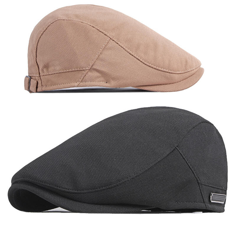 Middle-aged senior gentleman grandfather hat hunting cap AA-50 Arc black