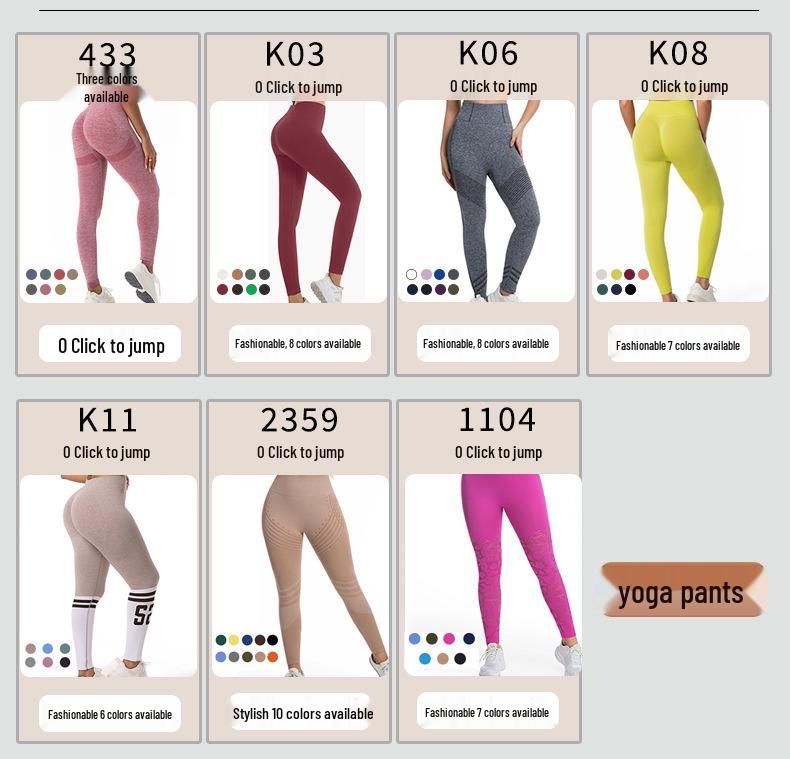 High Waist Seamless Butt-Lifting Yoga Pants
