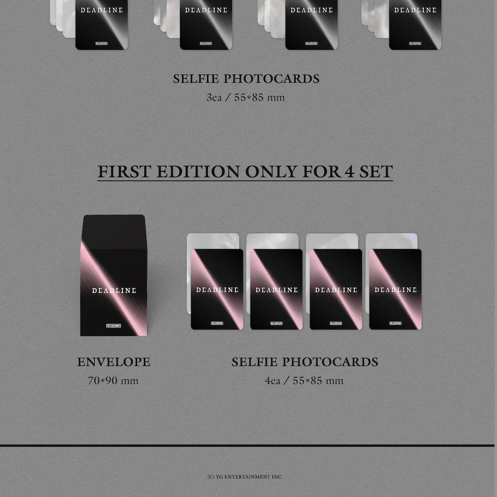 (PRE-ORDER BENEFIT)  BLACKPINK 3rd MINI ALBUM [DEADLINE] SILVER Ver