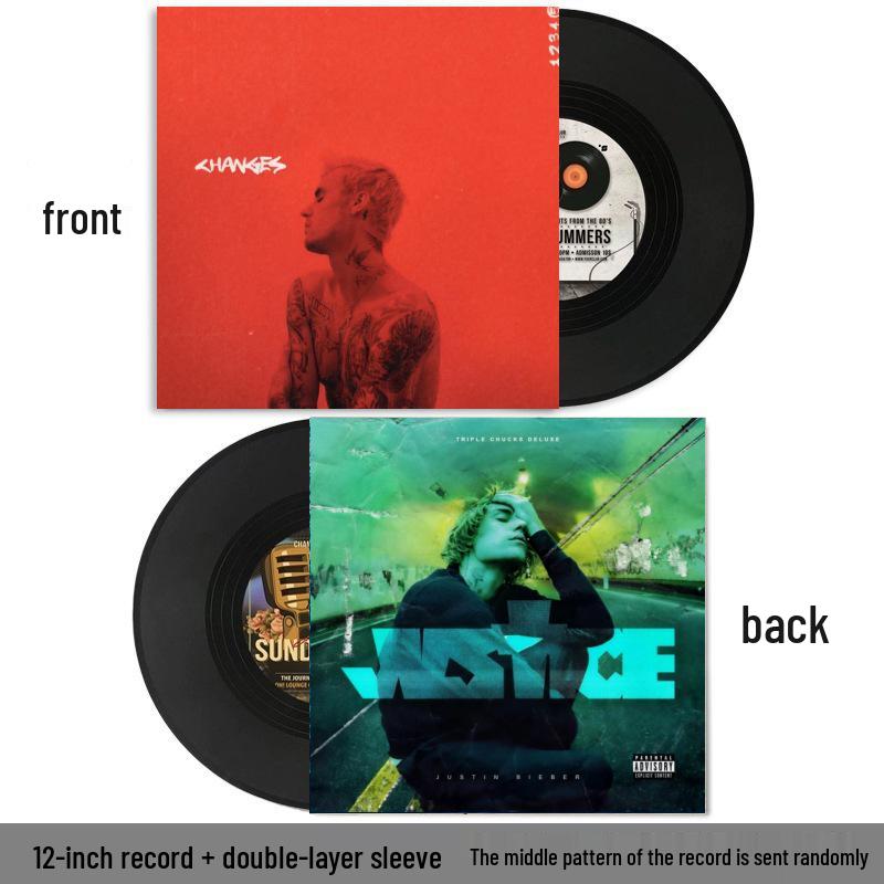 Modern Retro Music Theme Vinyl Record Poster - Wall Decoration