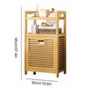 Laundry Hamper Dirty Clothes Storage Basket Pull-Out Floor Stand Bathroom Storage Shelf Cabinet Multi-function Laundry Basket