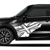 Pegatinas Gráficas para Puerta Lateral de Coche Estilo Union Jack Decoración de Vinilo Calcomanía Para Mini John Cooper S F54 F55 F56 F60 R54 R55 R60 R56 R61